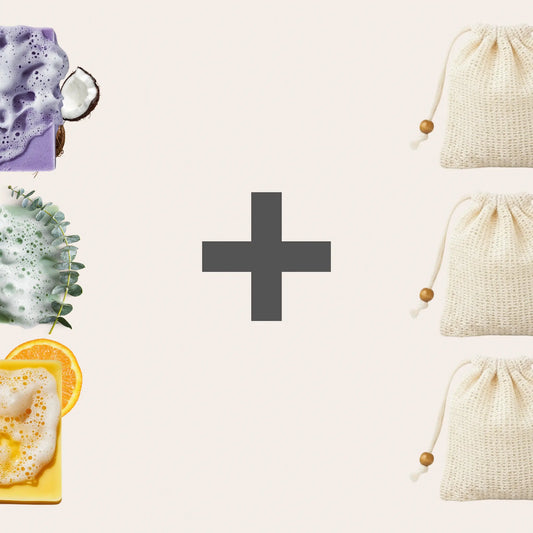 3er Set Naturseifen