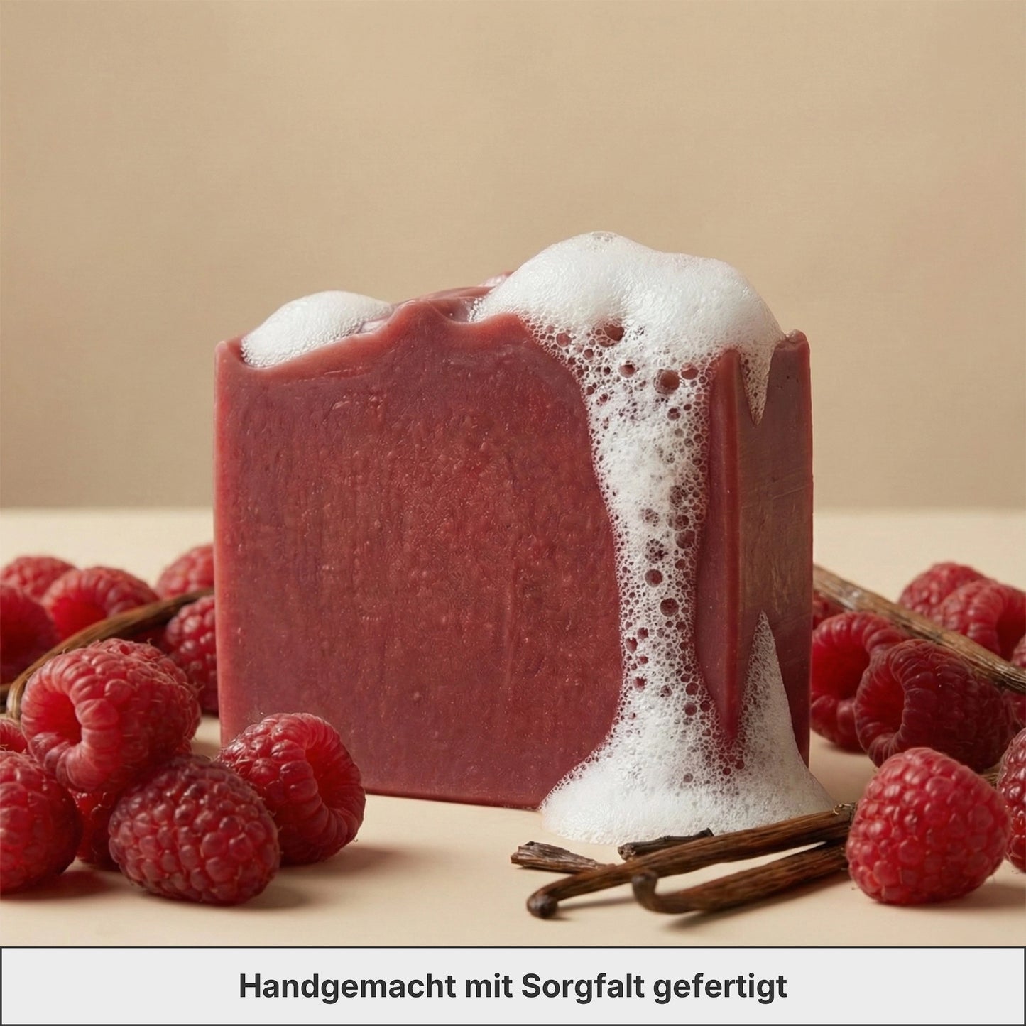 Himbeere & Vanille - Naturseife