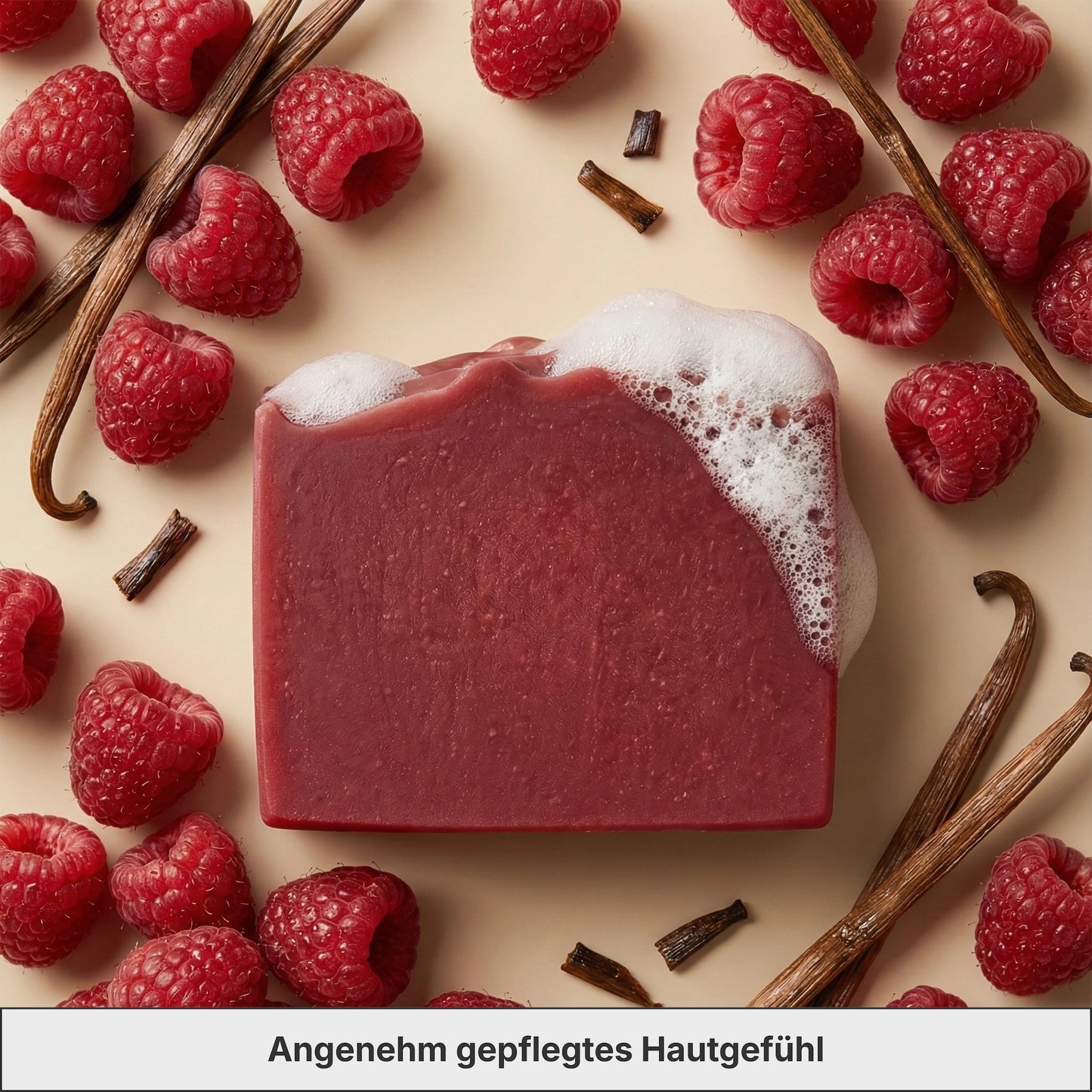 Himbeere & Vanille - Naturseife