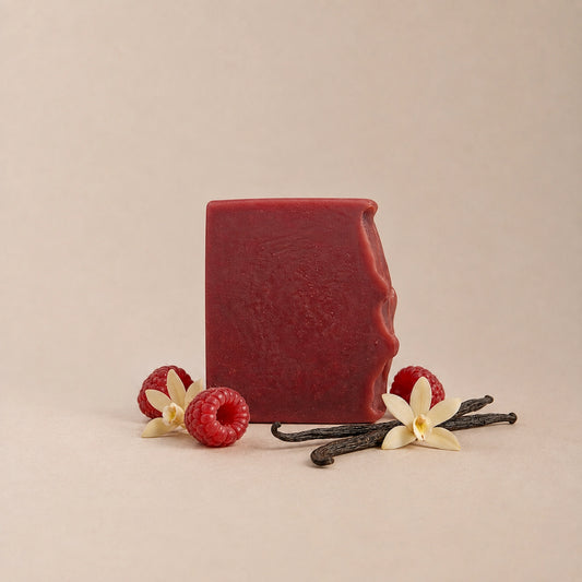 Himbeere & Vanille Naturseife