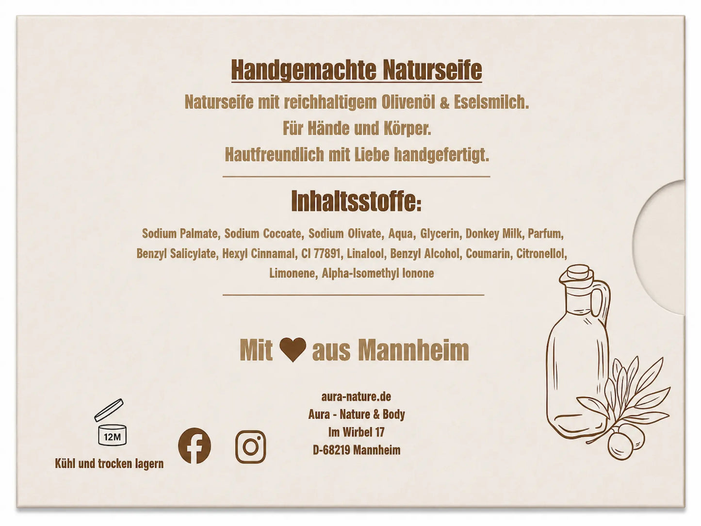 Eselsmilch Naturseife