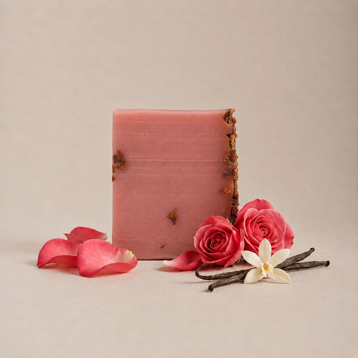 Rosen & Vanille Naturseife