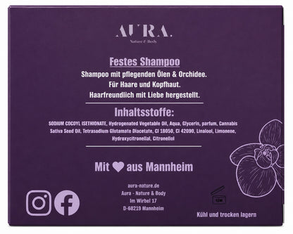 Festes Shampoo Orchidee