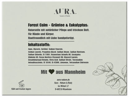 Grüntee & Eukalyptus Naturseife