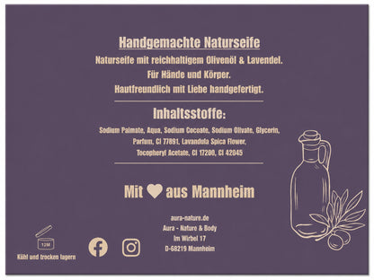 Lavendel Naturseife