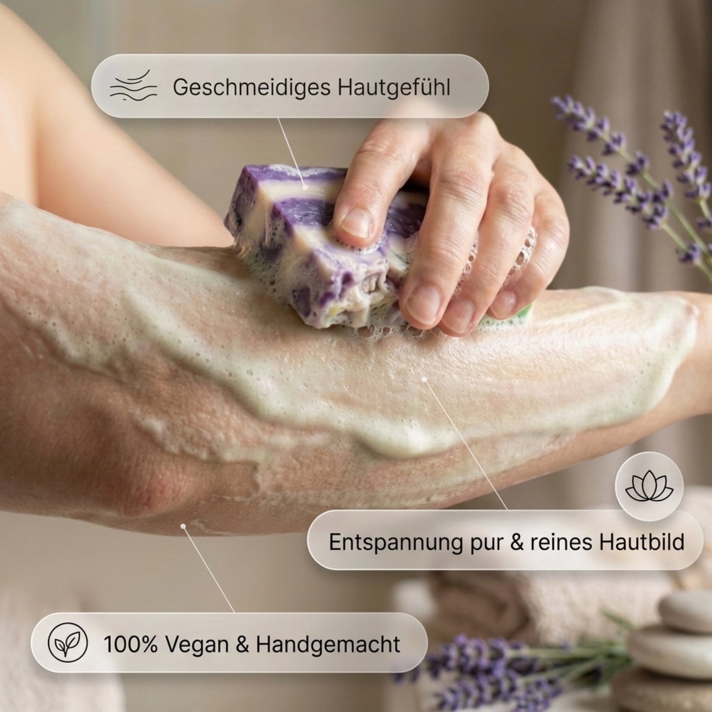Lavendel Naturseife