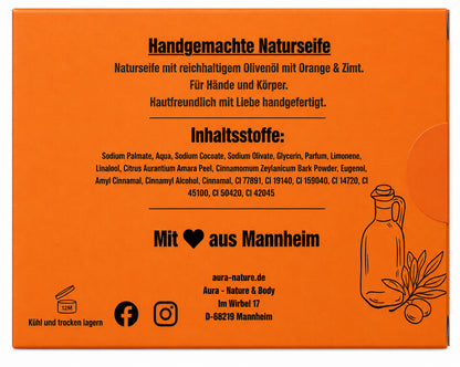 Orange & Zimt Naturseife