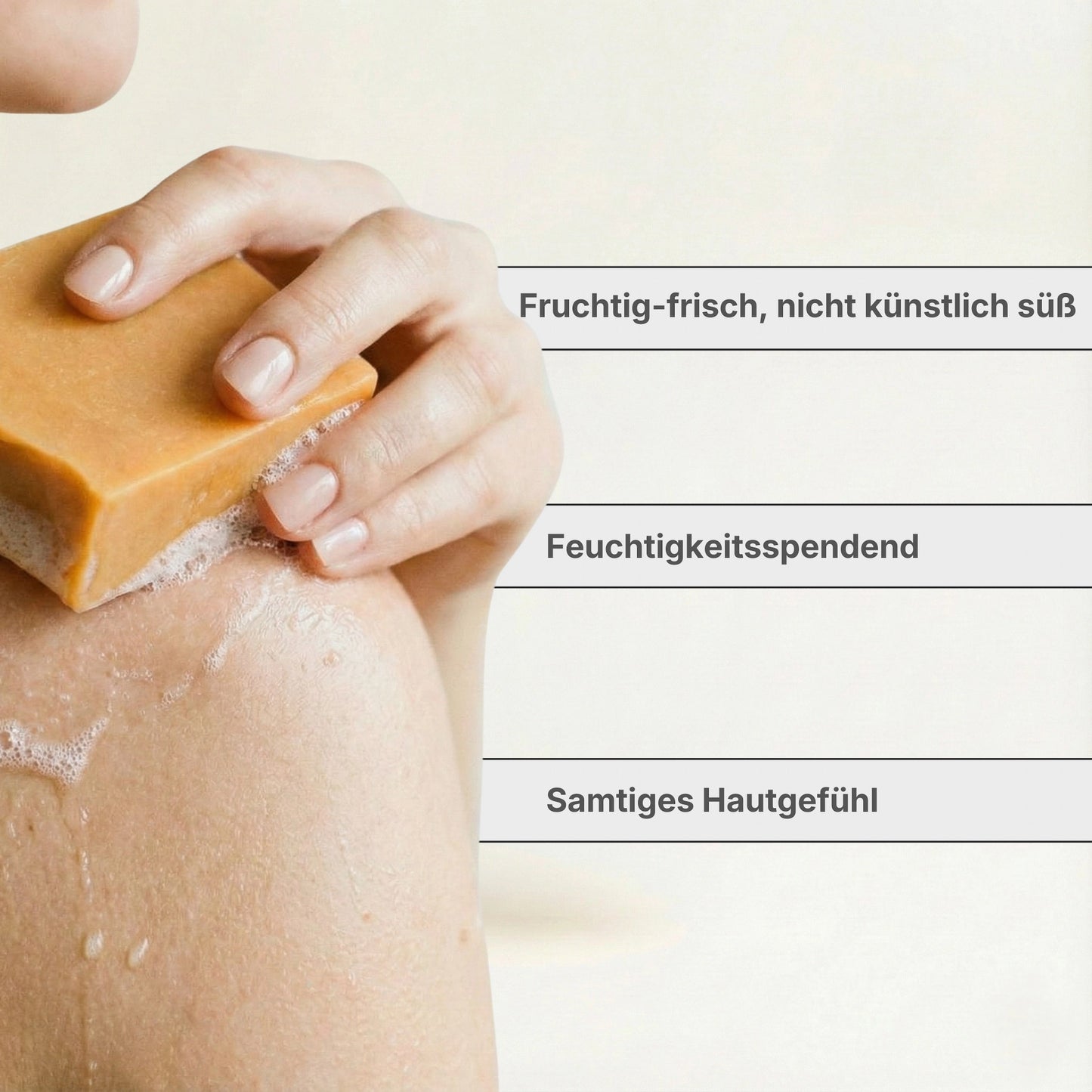 Pfirsich & Apfel - Naturseife