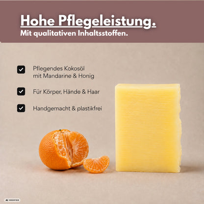 Mandarine & Honig Naturseife