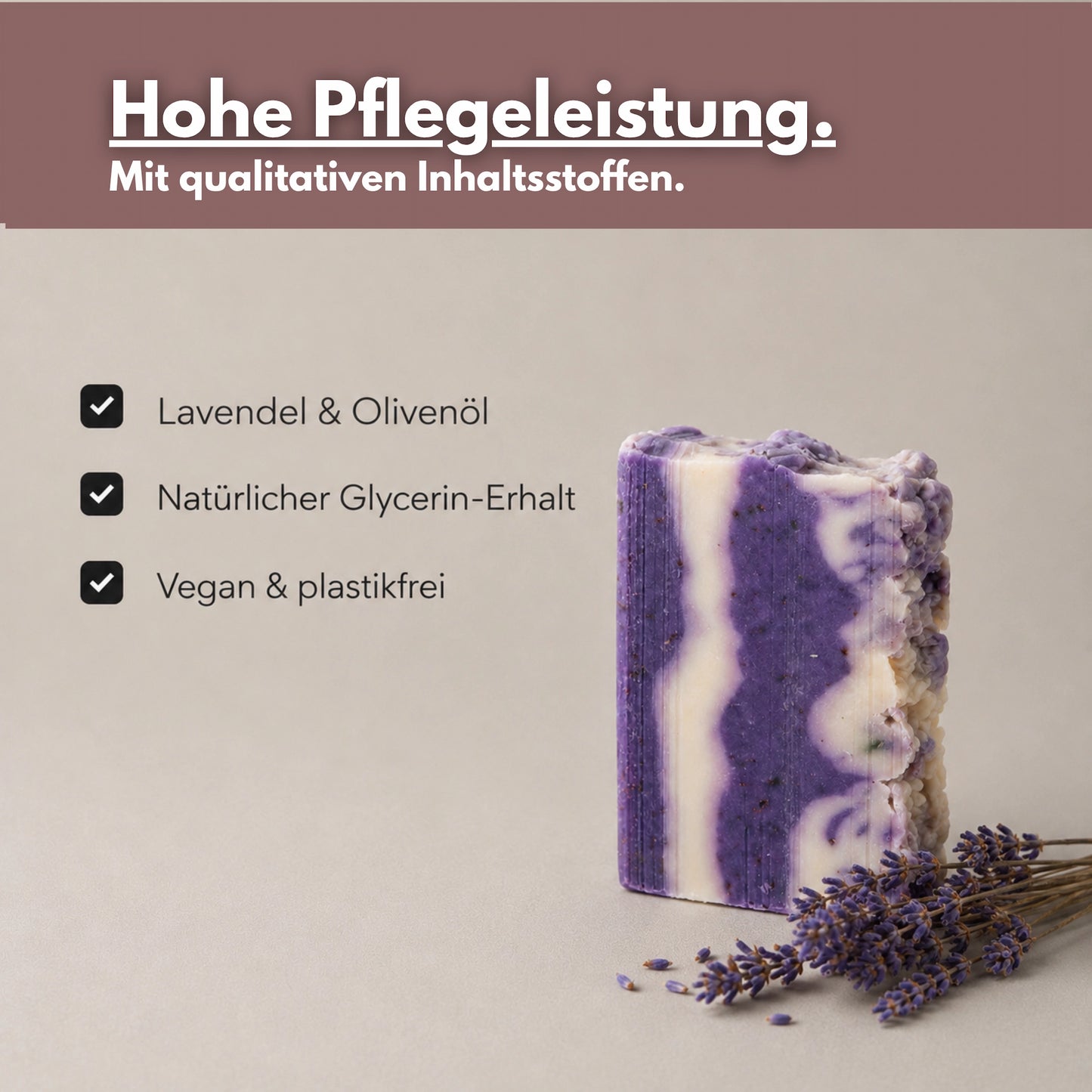 Lavendel Naturseife