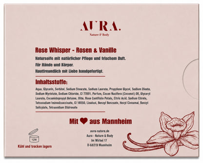 Rosen & Vanille Naturseife