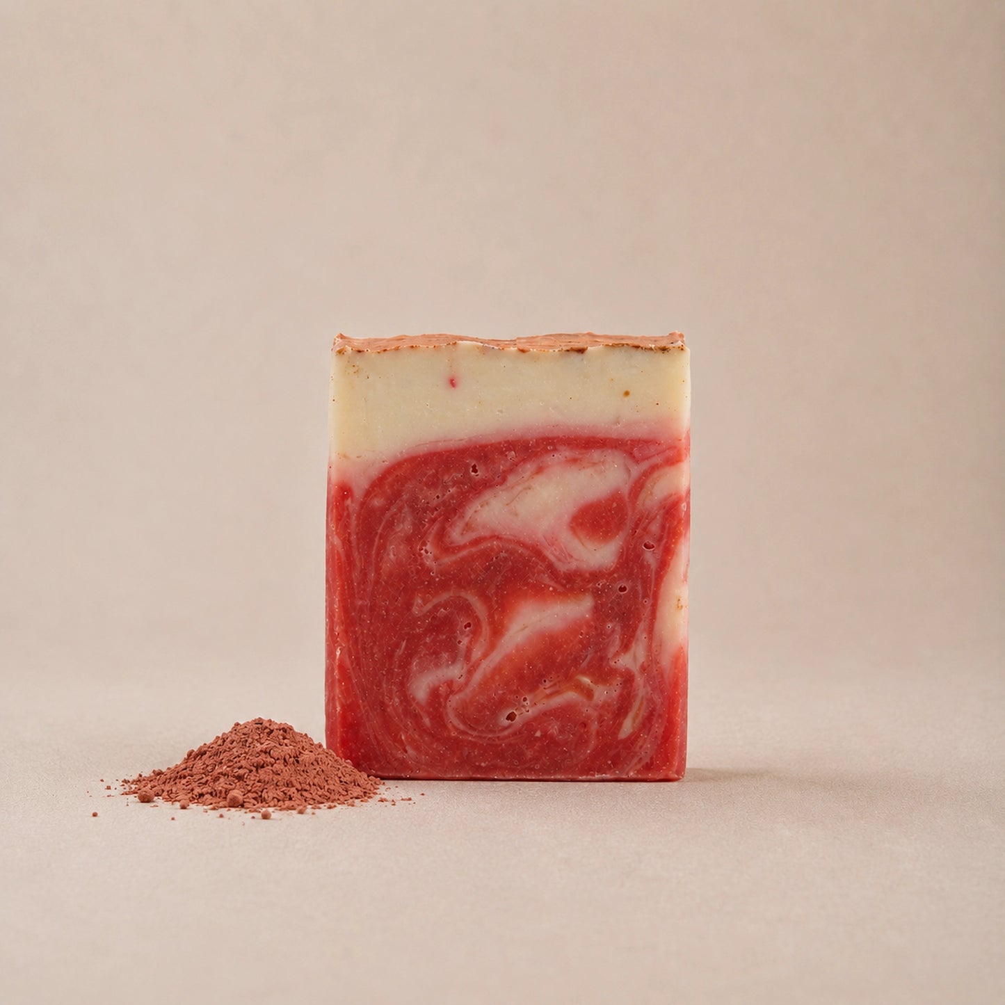 Roter Ton Naturseife