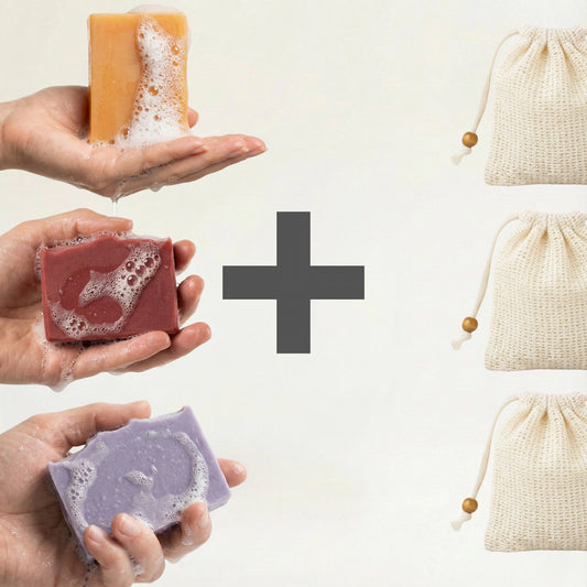 3er Set Naturseifen