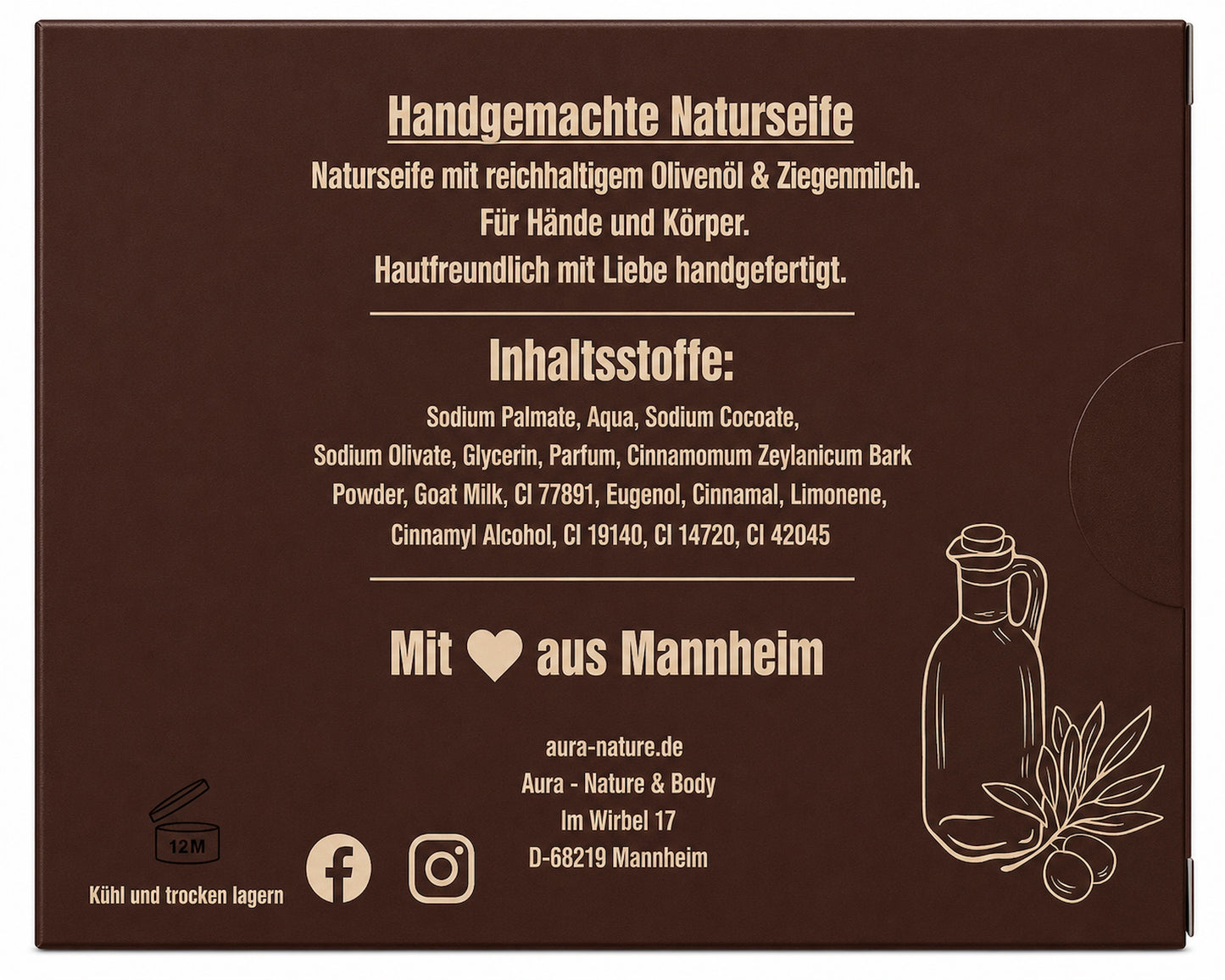 Ziegenmilch Naturseife