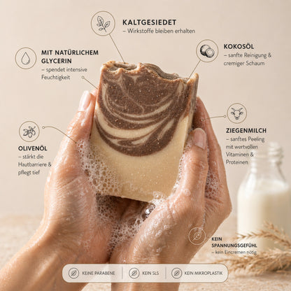 Ziegenmilch Naturseife