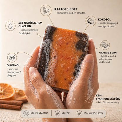 Orange & Zimt Naturseife